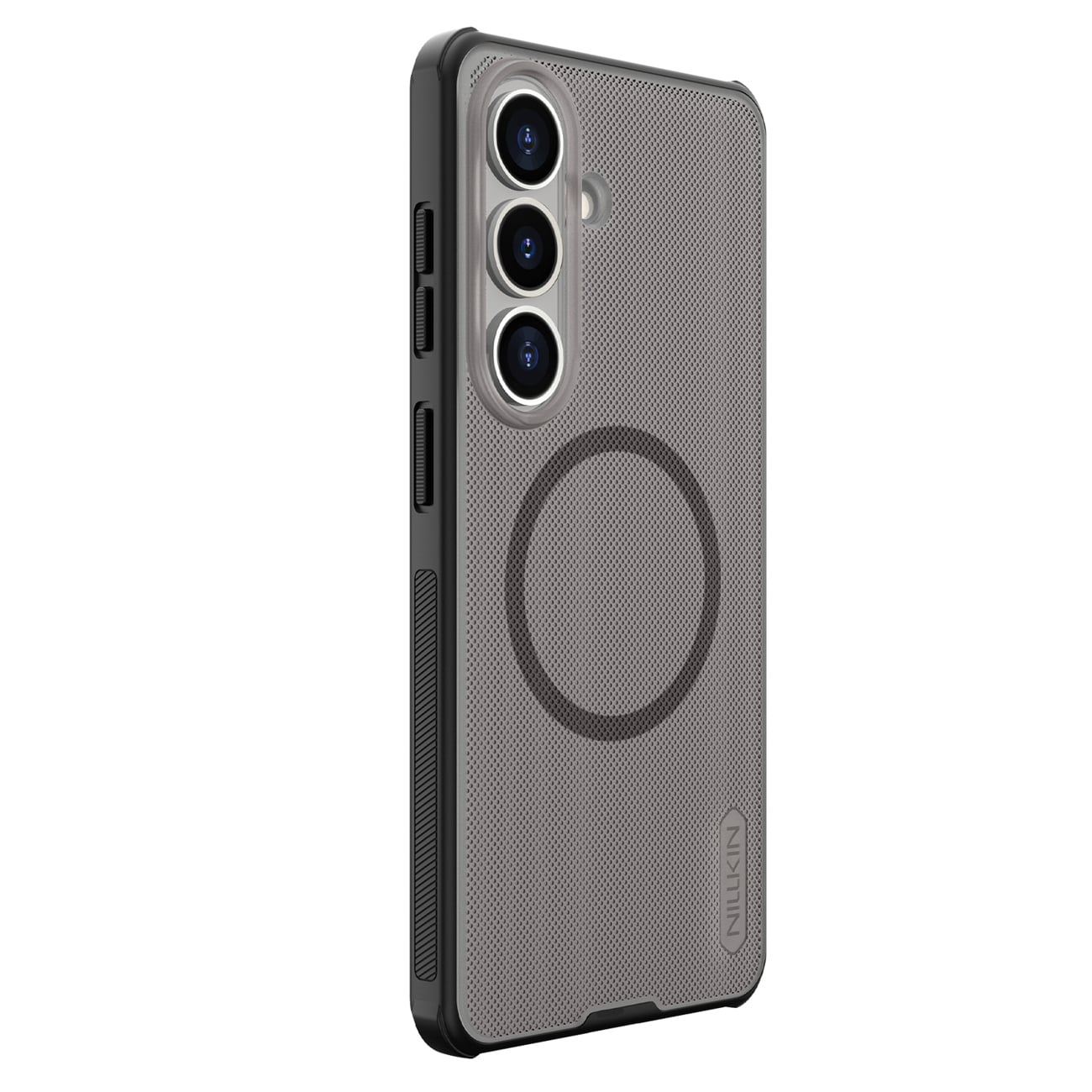 Nillkin Super Frosted Shield Pro Magnetic Case til Samsung Galaxy S26 - Gennemsigtig sort, MagSafe