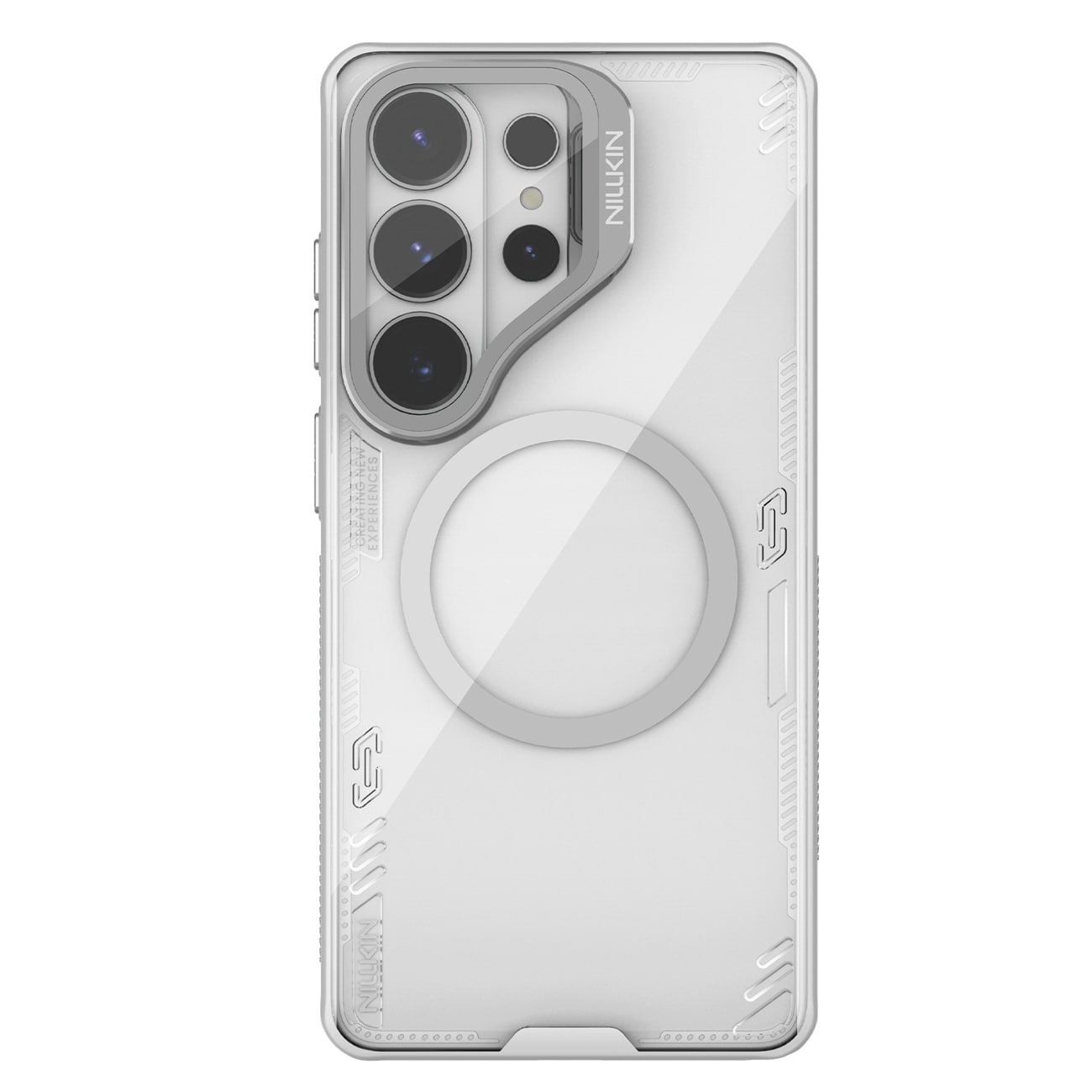 Nillkin Iceblade Prop Magnetic Case med kameradæksel og stander til Samsung Galaxy S26 Ultra - grå