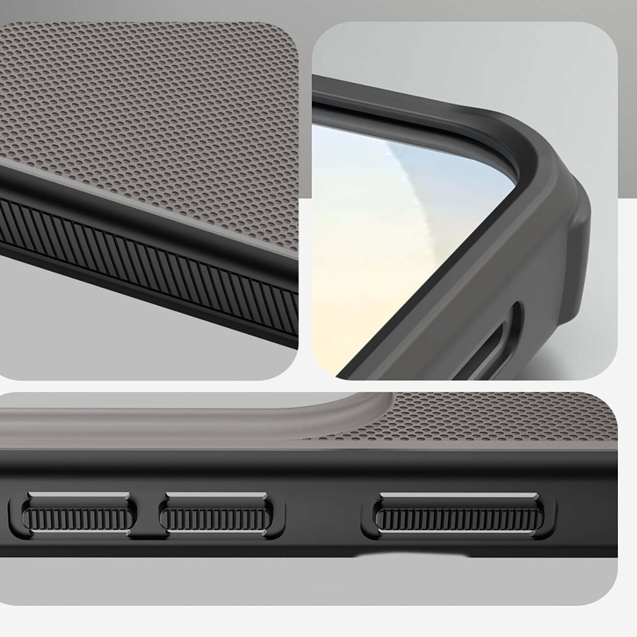 Nillkin Super Frosted Shield Pro-etui til Samsung Galaxy S26+ - Gennemsigtig sort