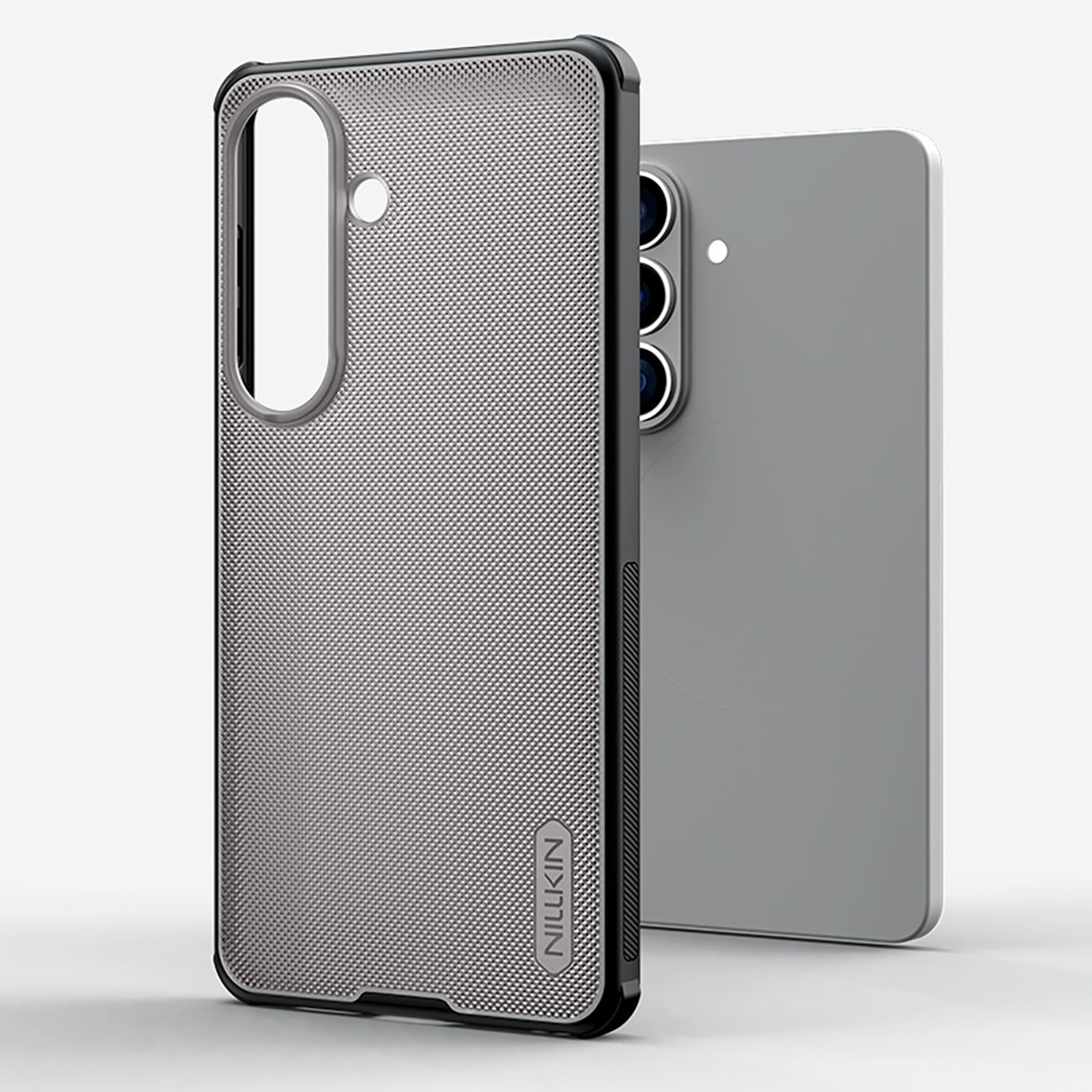 Nillkin Super Frosted Shield Pro-etui til Samsung Galaxy S26+ - Gennemsigtig sort