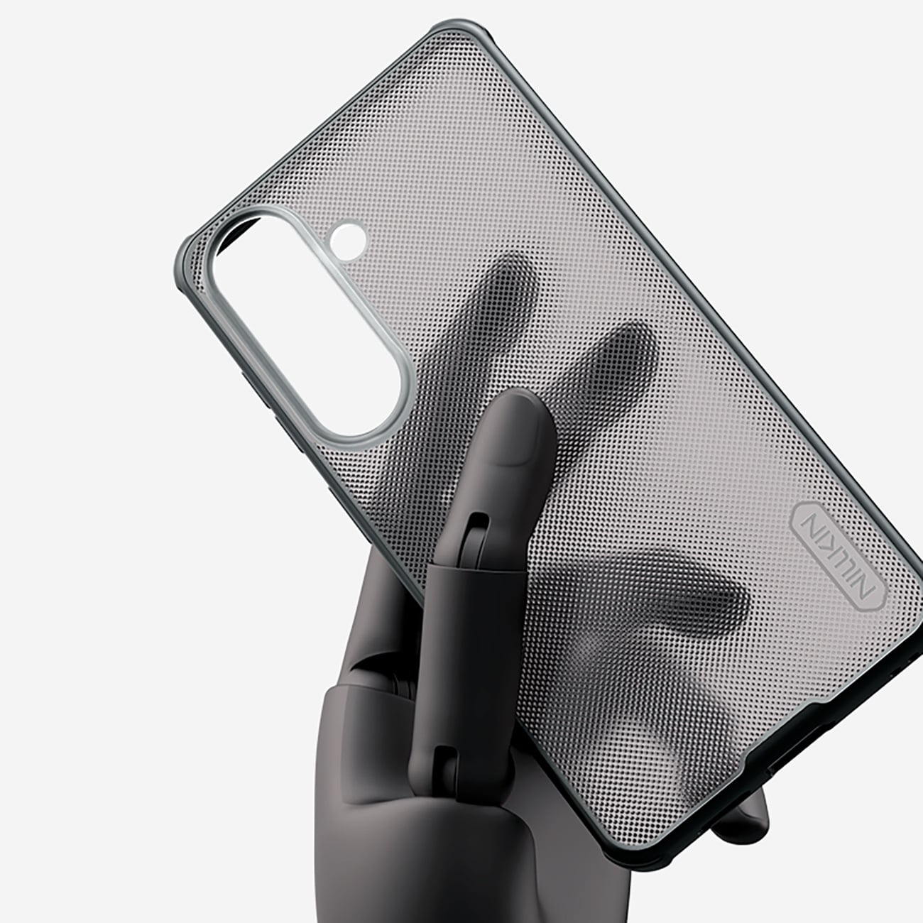 Nillkin Super Frosted Shield Pro-etui til Samsung Galaxy S26+ - Gennemsigtig sort