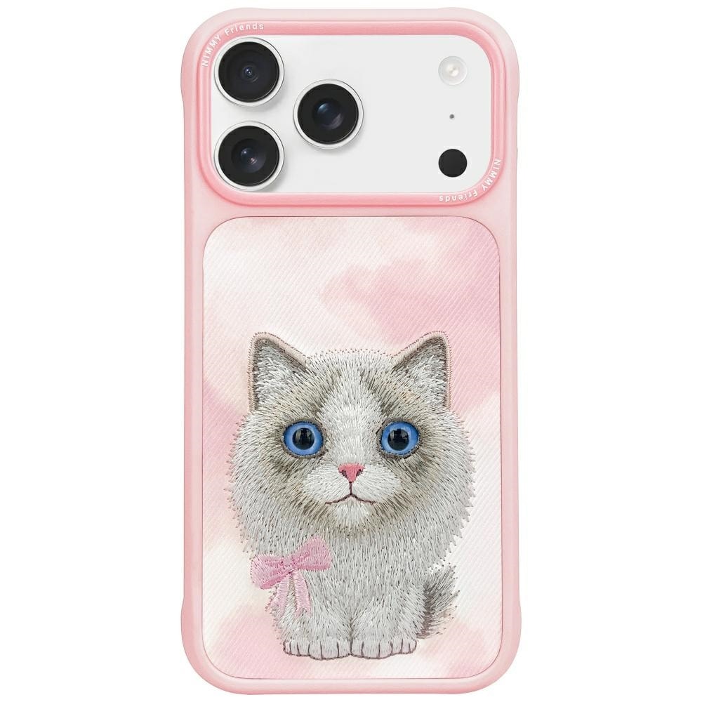 Nimmy Big Eyed Pet 2.0 kattetaske til iPhone 17 - Pink