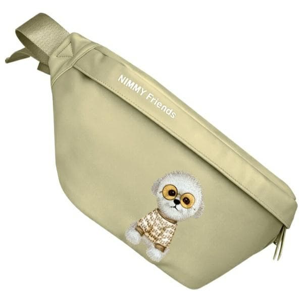Nimmy Crossbody Glasses Cool Dog skuldertaske - Grøn