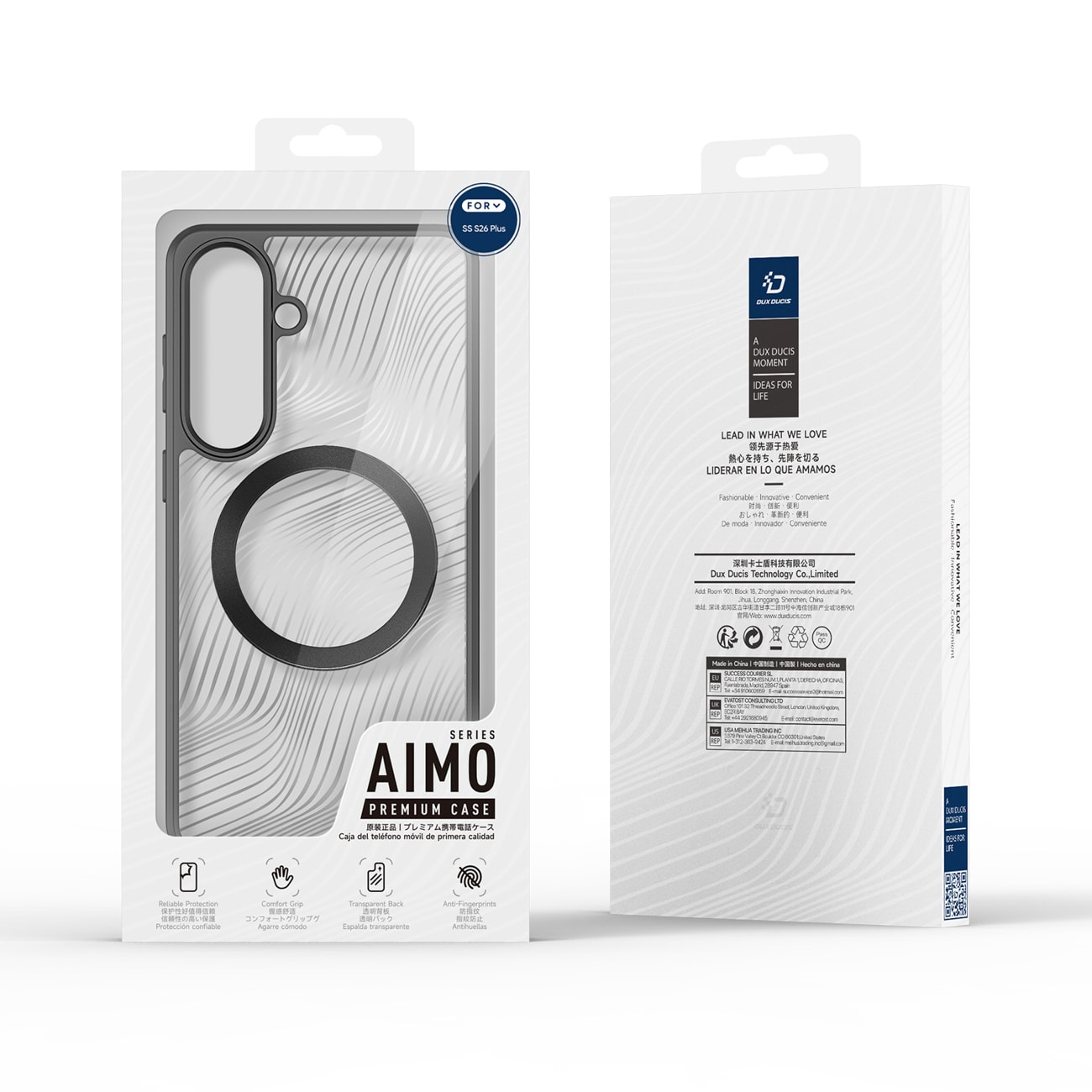 Dux Ducis Aimo Mag-etui til Samsung S26 Plus Kompatibel med MagSafe - Sort