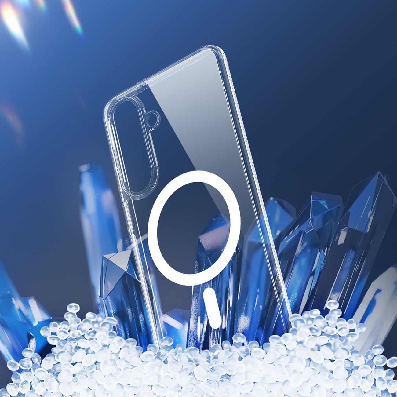 Dux Ducis Clin Mag Case kompatibel med MagSafe til Samsung S26 - gennemsigtig
