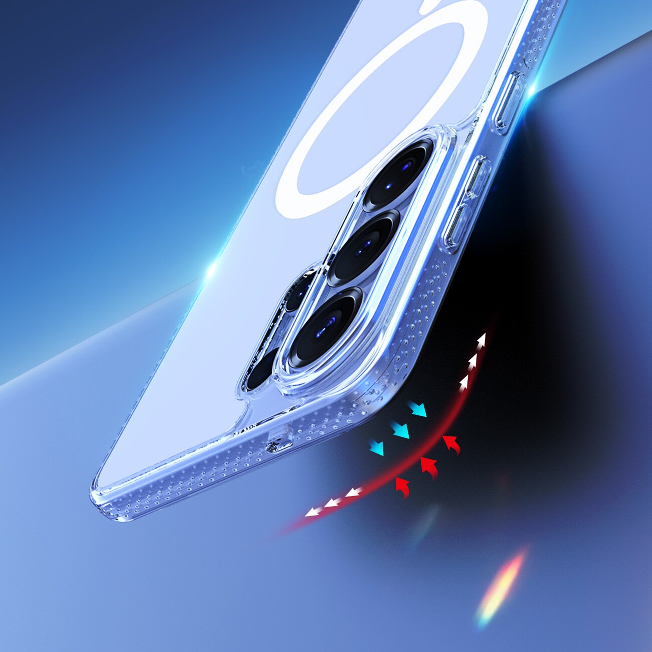 Dux Ducis Clin Mag Case kompatibel med MagSafe til Samsung S26 Ultra - gennemsigtig