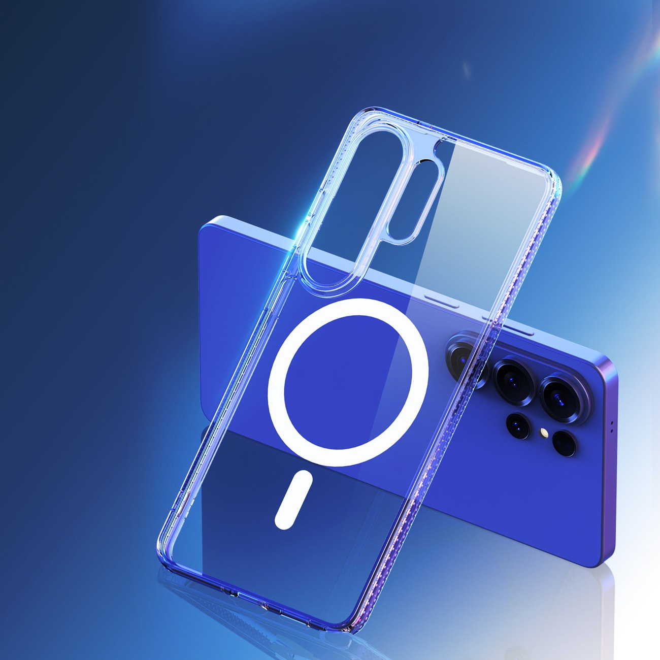Dux Ducis Clin Mag Case kompatibel med MagSafe til Samsung S26 Ultra - gennemsigtig