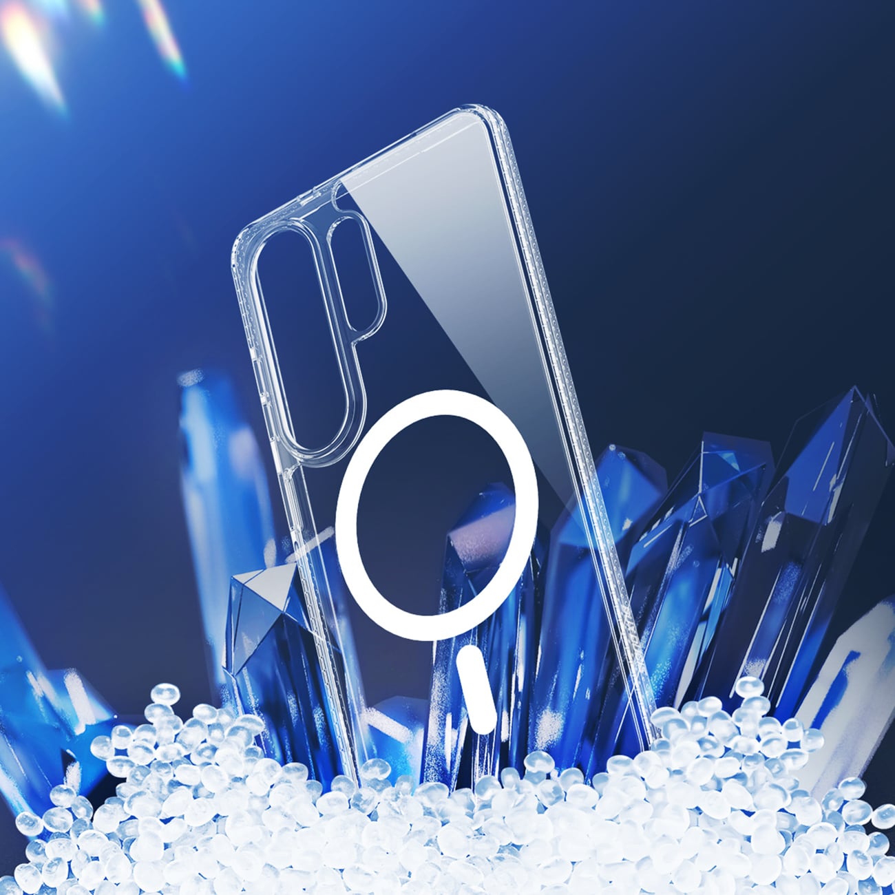 Dux Ducis Clin Mag Case kompatibel med MagSafe til Samsung S26 Ultra - gennemsigtig