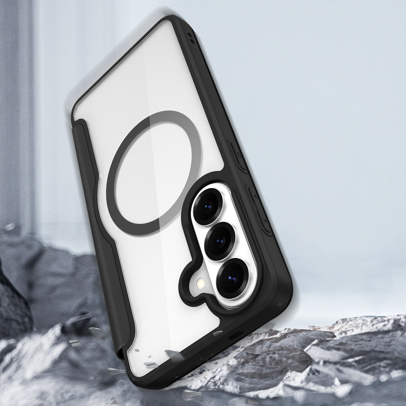 Dux Ducis Skin X Pro MagSafe-kompatibel pungetui til Samsung Galaxy S26+ - Sort