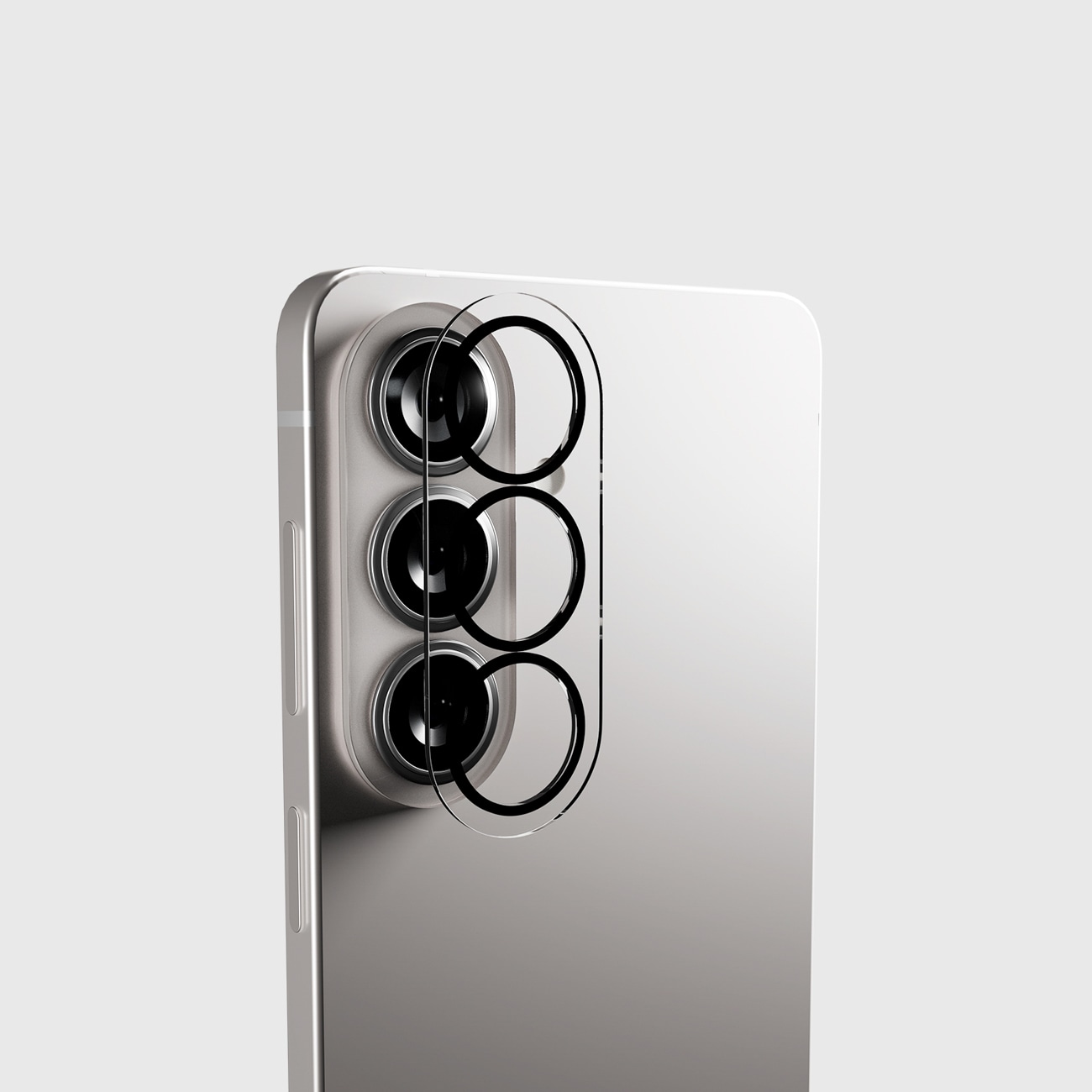 SBS beskyttelsesglas til bagkameraet til Samsung Galaxy S26 - med sort ramme