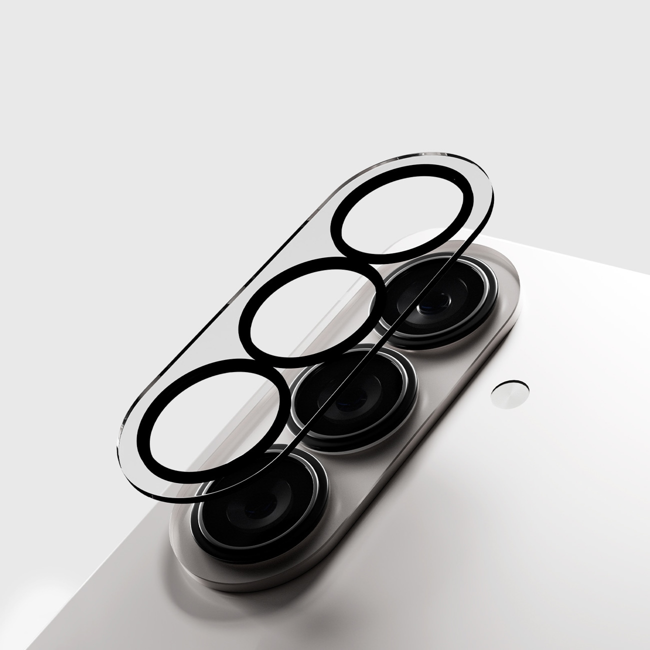 SBS beskyttelsesglas til bagkameraet til Samsung Galaxy S26 - med sort ramme