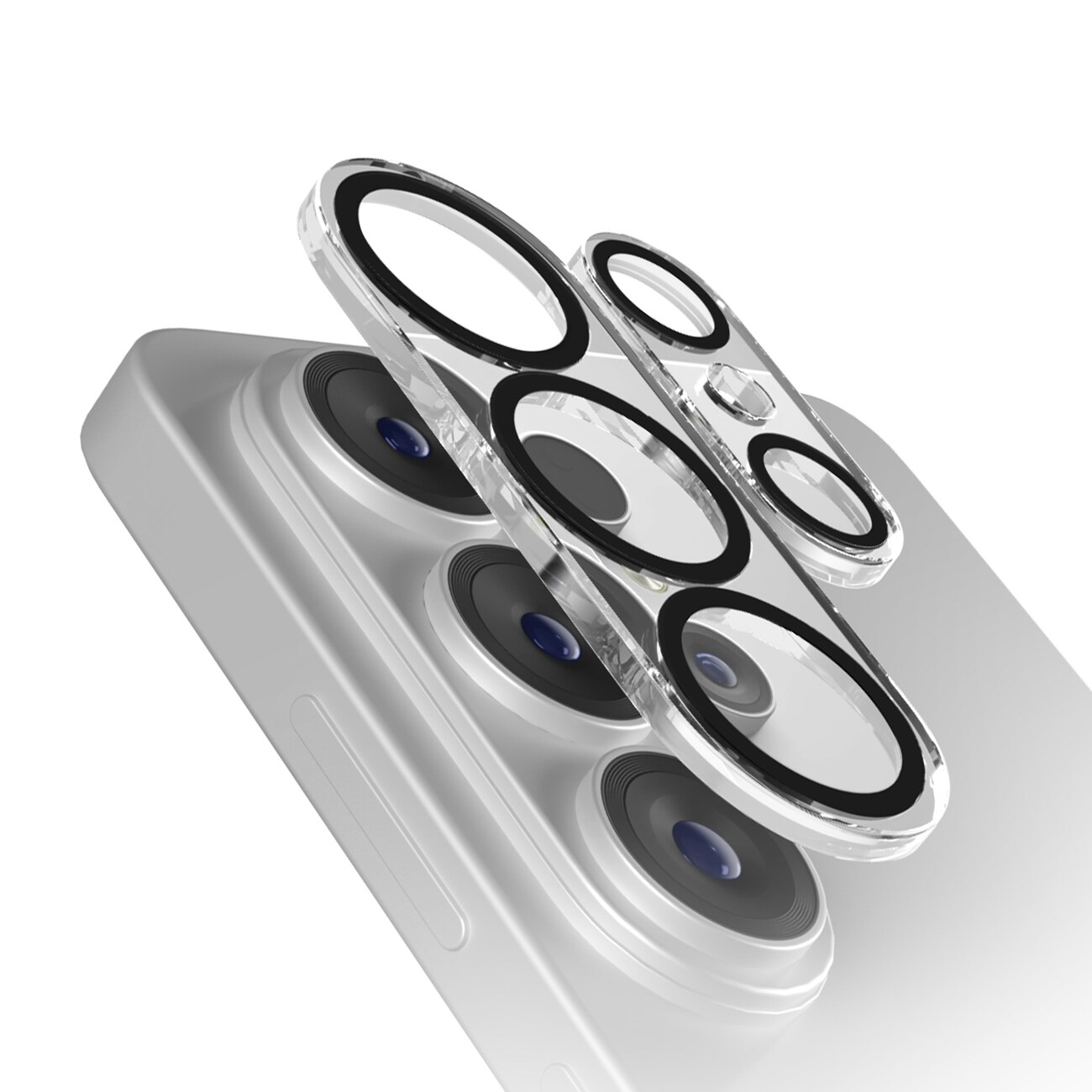 SBS beskyttelsesglas til bagkameraet til Samsung Galaxy S26 Ultra - med sort ramme