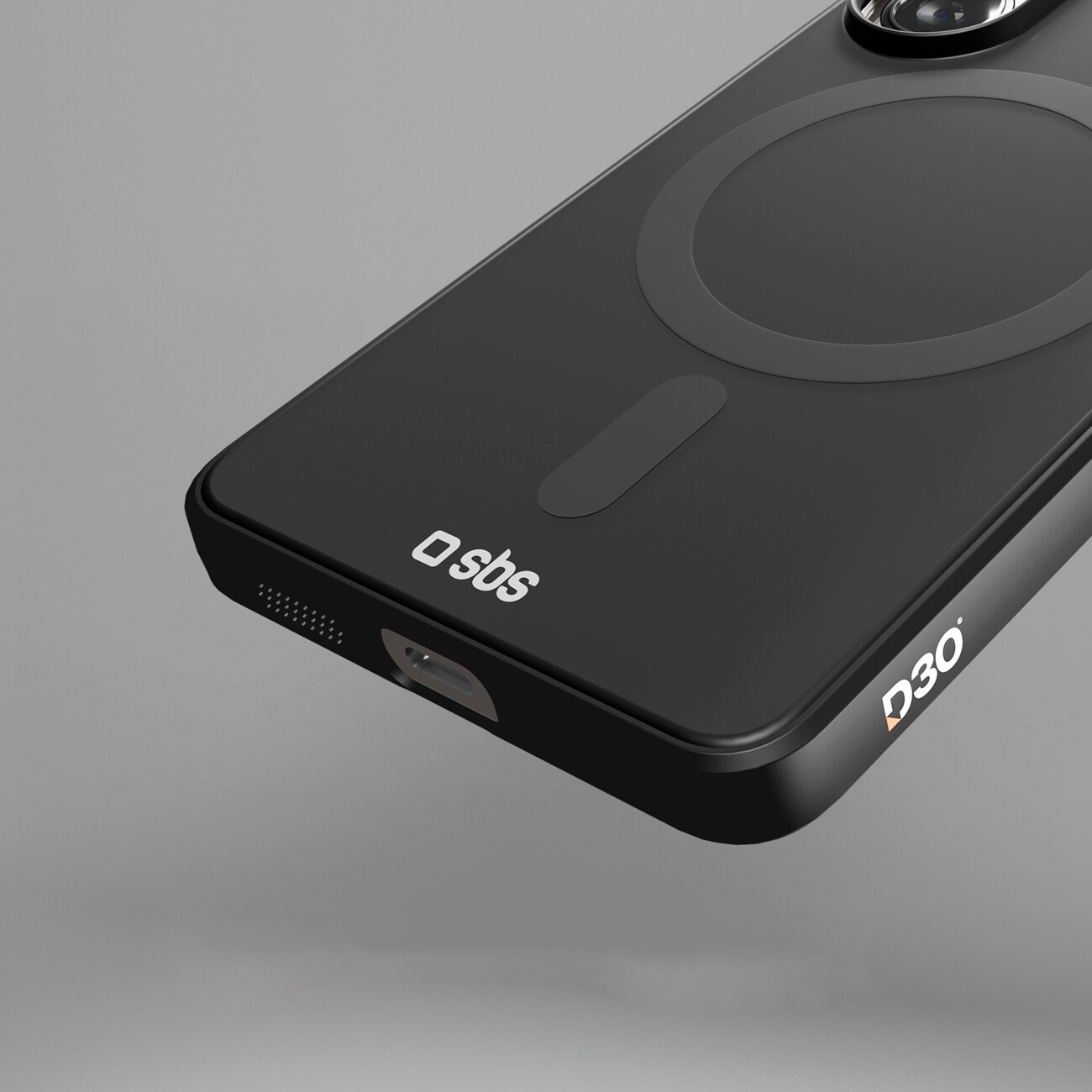 SBS Full Active Case D3O til Samsung Galaxy S26, MagSafe-kompatibel - Sort