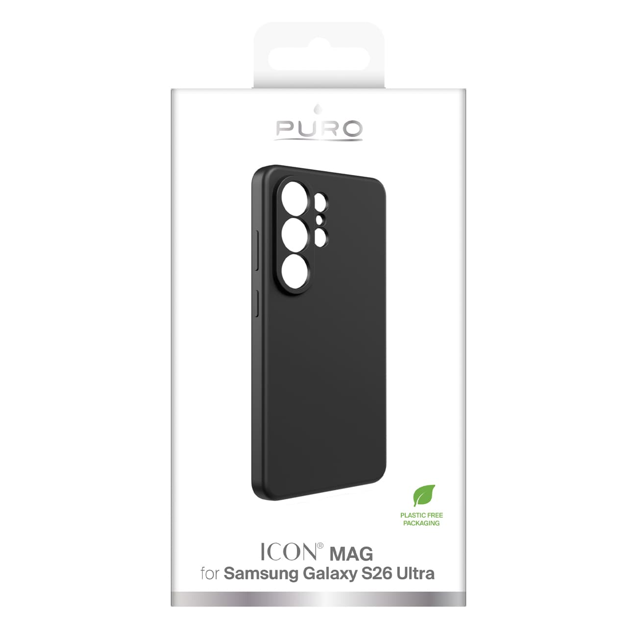 Puro ICON beskyttelsesetui til Samsung Galaxy S26 Ultra Silikone - Sort