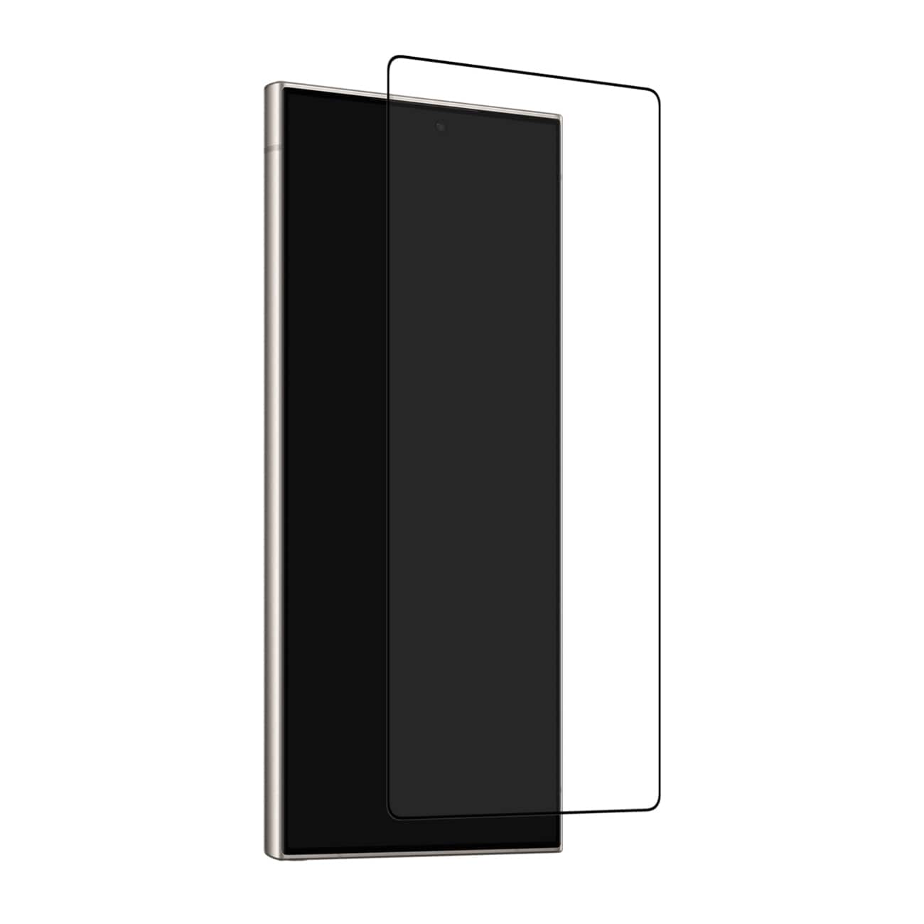 Puro Frame hærdet glas til Samsung Galaxy S26 Ultra - med sort ramme