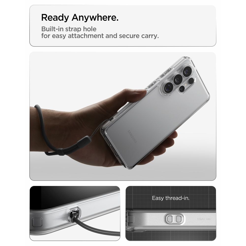 Spigen Ultra Hybrid-etui til Samsung Galaxy S26 Ultra - Transparent