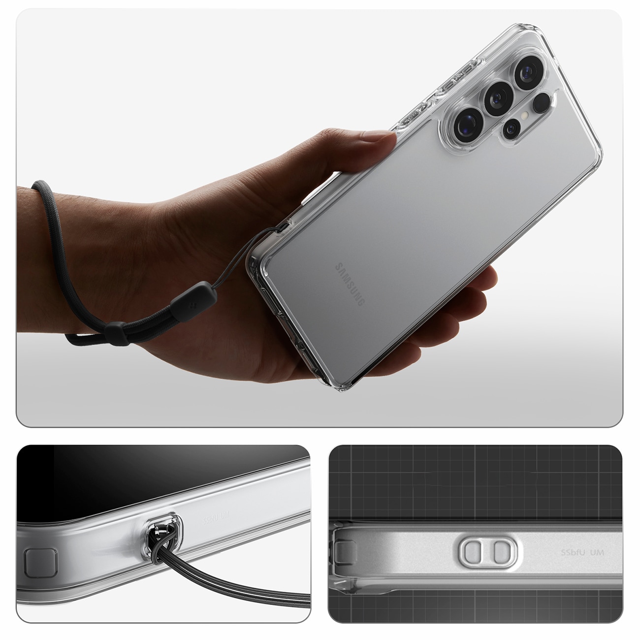 Spigen Ultra Hybrid-etui til Samsung Galaxy S26 Ultra - Transparent