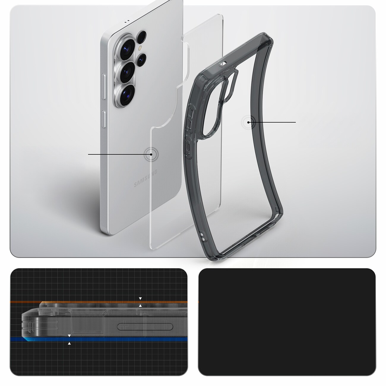 Spigen Ultra Hybrid-etui til Samsung Galaxy S26 Ultra - Semi-transparent