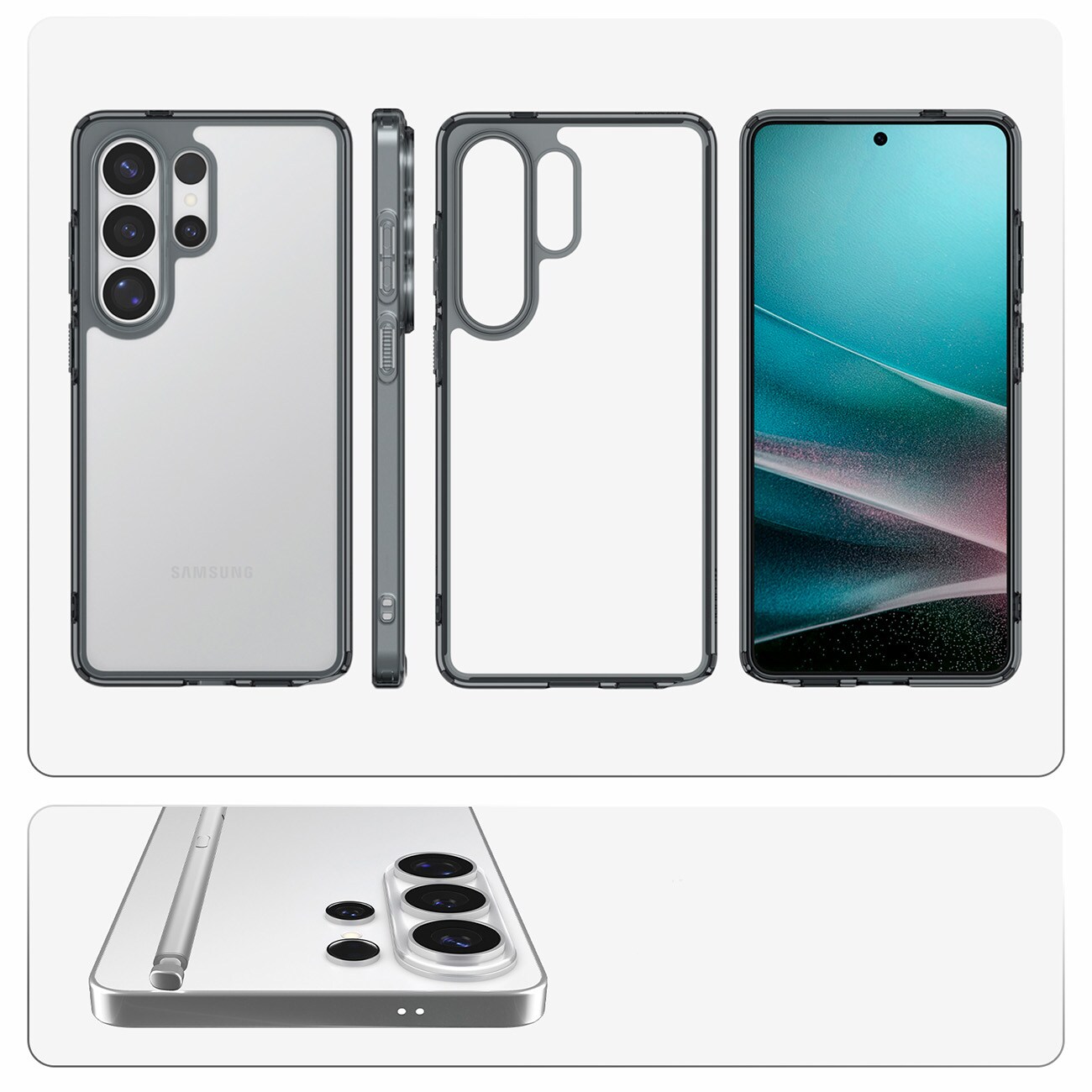 Spigen Ultra Hybrid-etui til Samsung Galaxy S26 Ultra - Semi-transparent