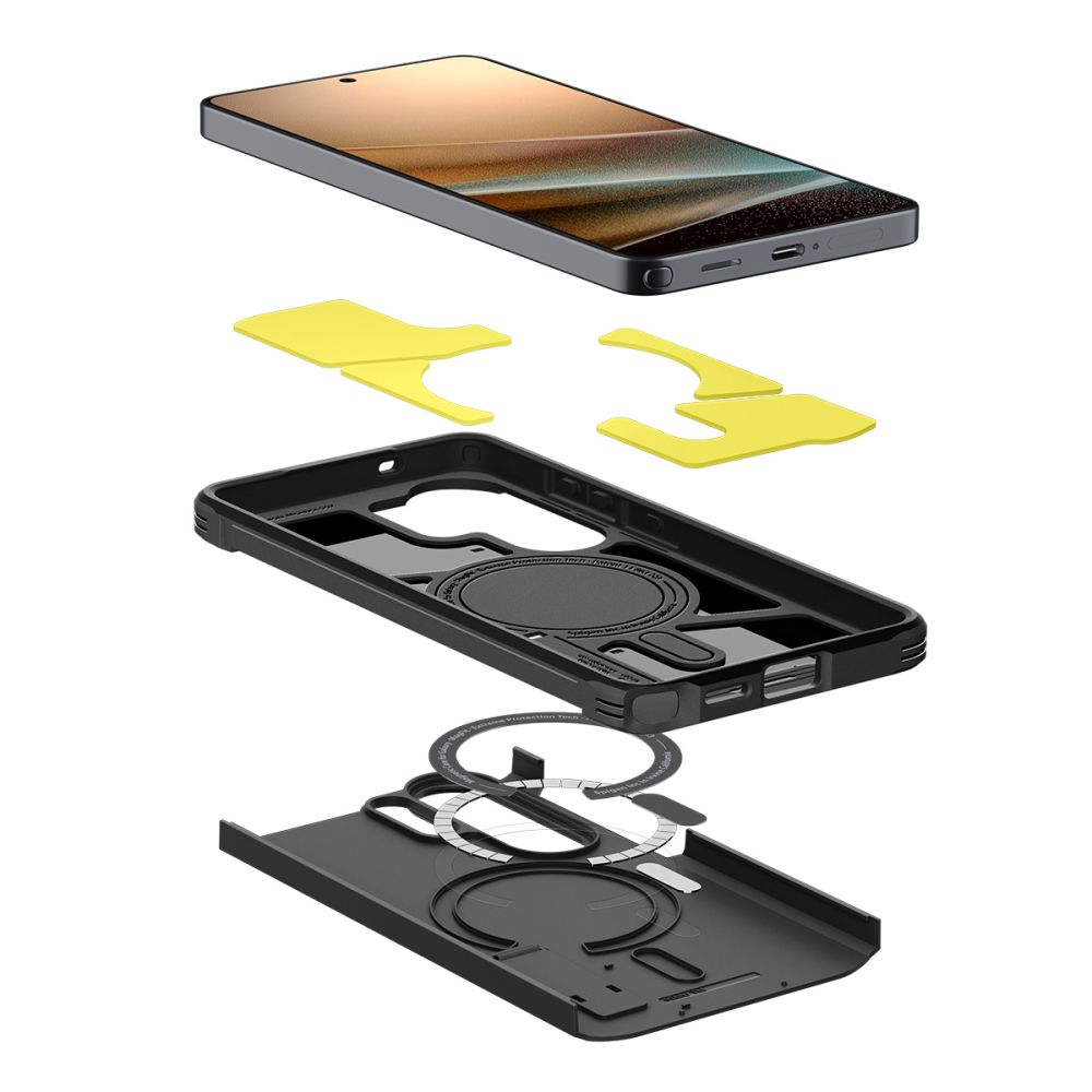 Spigen Tough Armor Mag MagSafe-etui til Samsung Galaxy S26 Ultra - Sort