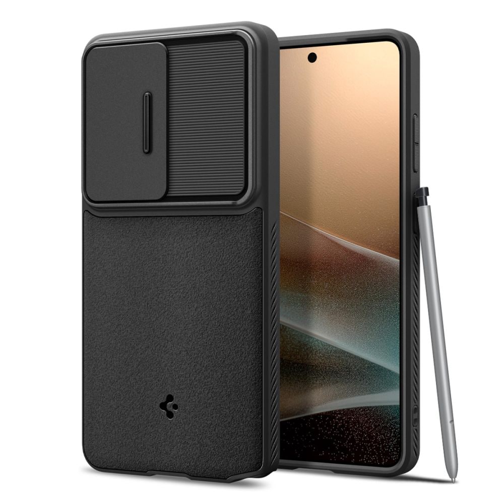 Spigen Optik Armor-etui til Samsung Galaxy S26 Ultra - Sort