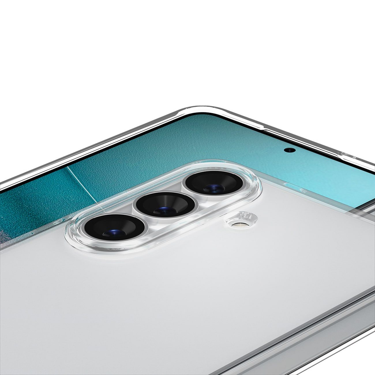 Spigen Etui med flydende krystaller til Samsung Galaxy S26+ - Transparent