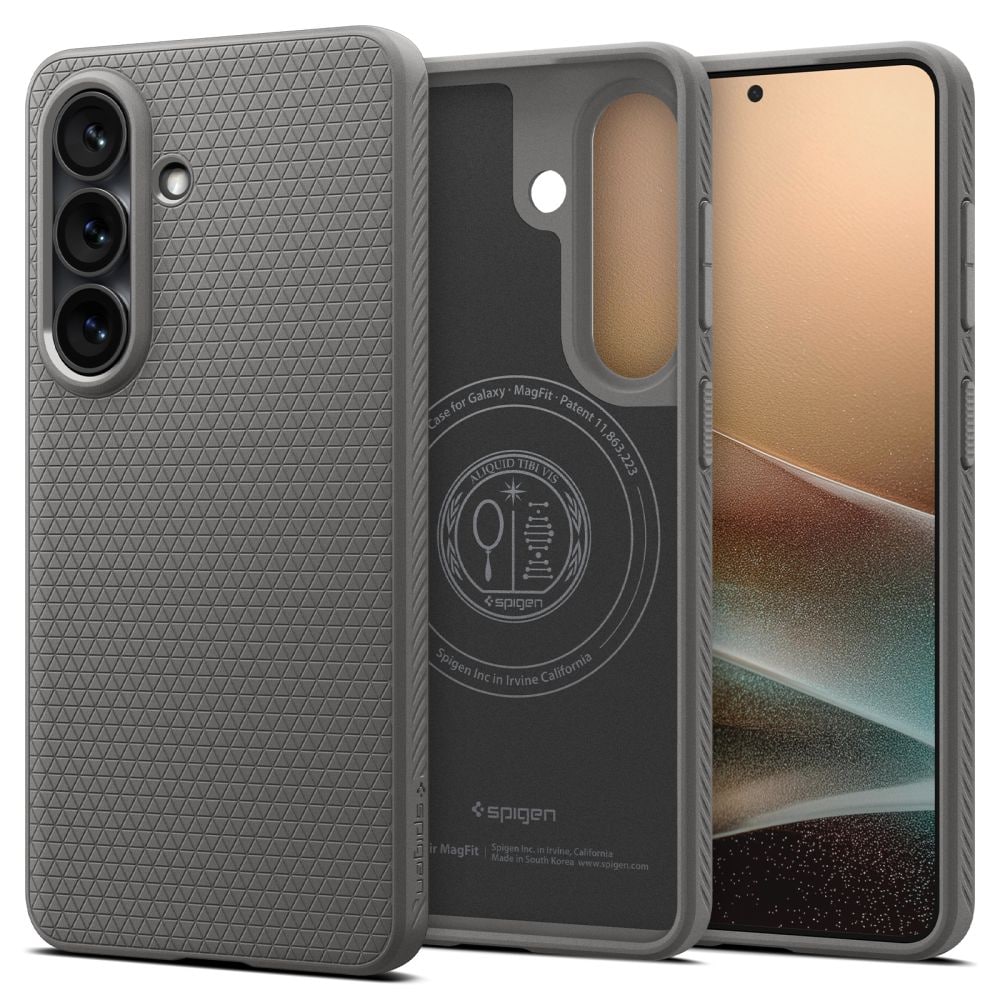 Spigen Liquid Air Mag MagSafe-etui til Samsung Galaxy S26+ - grå