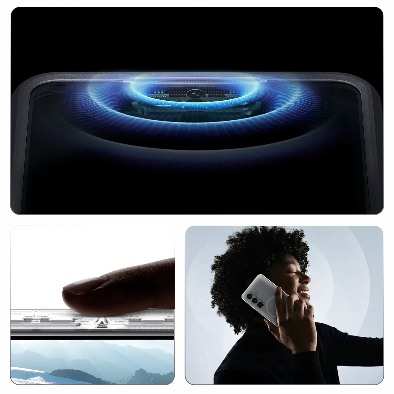 Spigen Ultra Hybrid Mag MagSafe-etui til Samsung Galaxy S26+ - Klar og hvid
