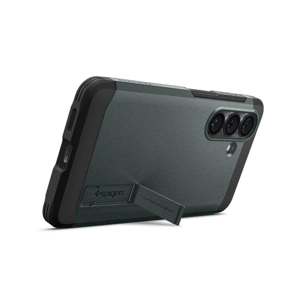 Spigen Tough Armor Mag MagSafe-etui til Samsung Galaxy S26+ - Grøn