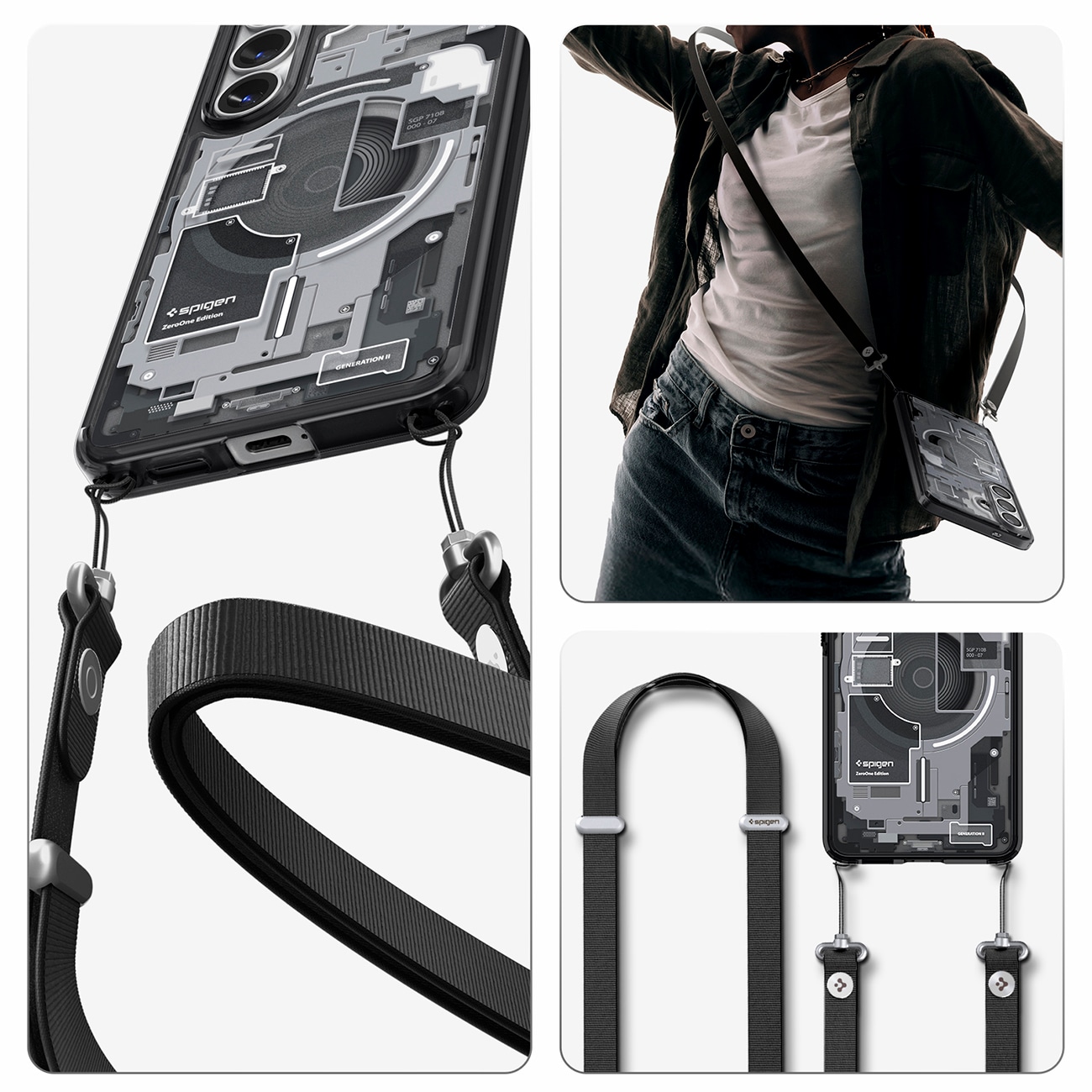 Spigen Ultra Hybrid Mag MagSafe-etui til Samsung Galaxy S26 Zero One - Klar sort