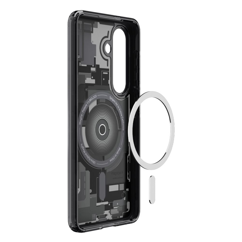 Spigen Ultra Hybrid Mag MagSafe-etui til Samsung Galaxy S26 Zero One - Klar sort
