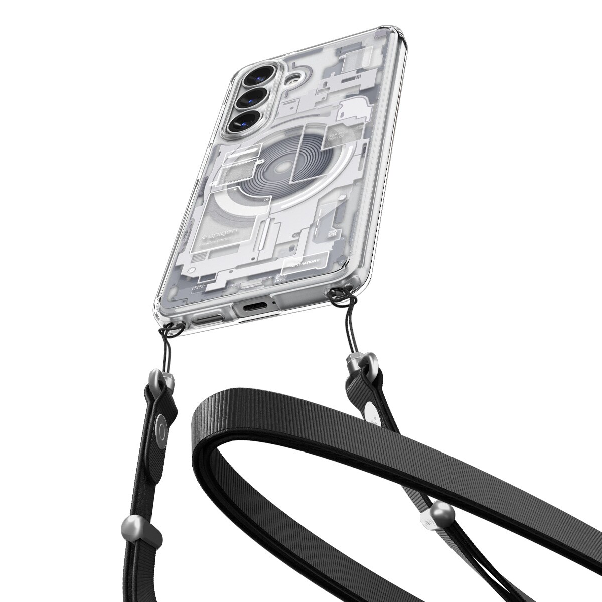 Spigen Ultra Hybrid Mag MagSafe-etui til Samsung Galaxy S26 Zero One - Klar og hvid