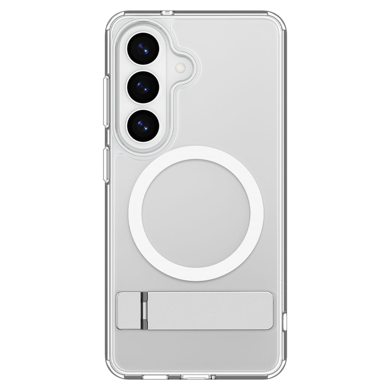 Spigen Ultra Hybrid S Mag MagSafe-etui til Samsung Galaxy S26 - Klar og hvid