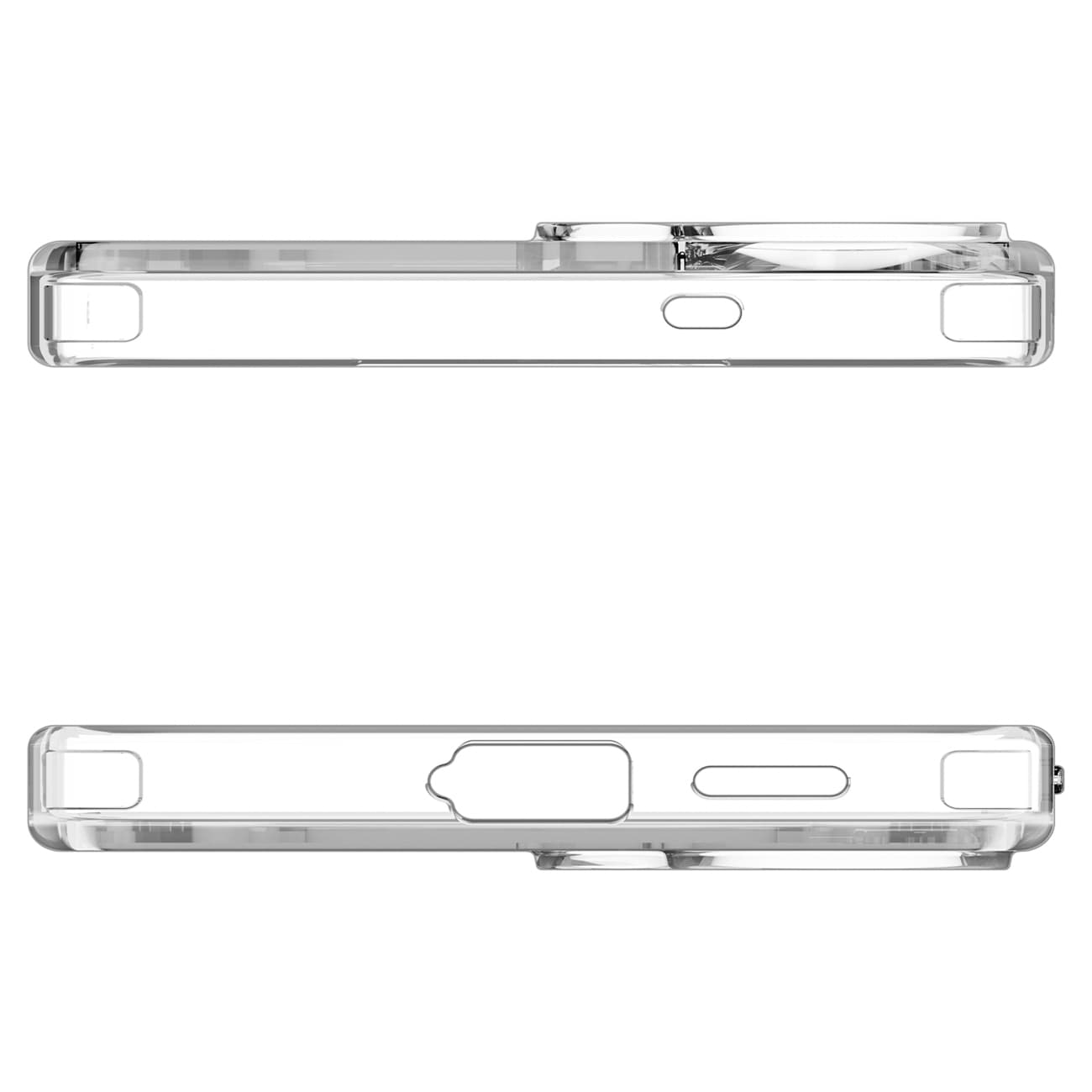 Spigen Ultra Hybrid S Mag MagSafe-etui til Samsung Galaxy S26 - Klar og hvid