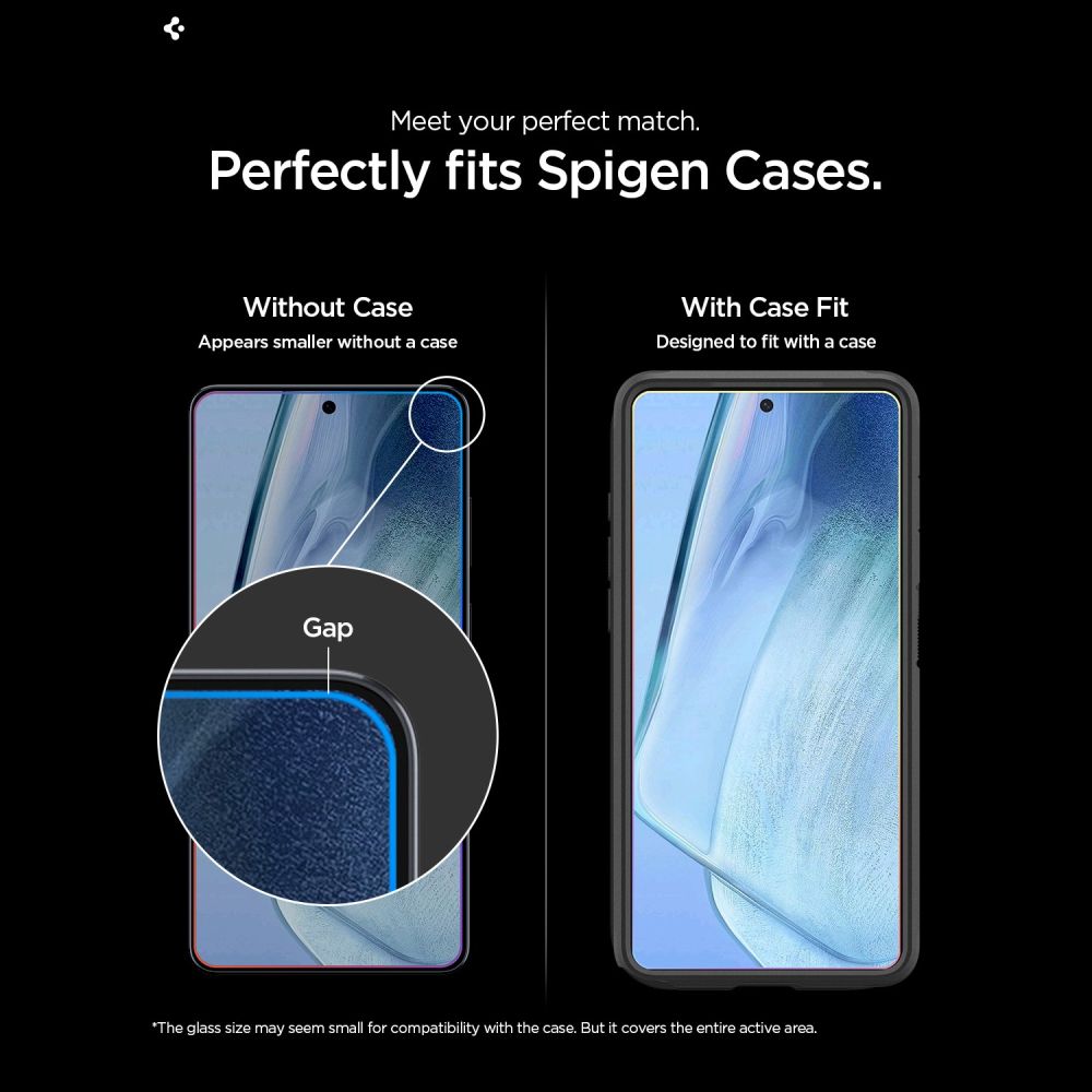 Spigen Glas.Tr Ez Fit Pro Anti Reflection hærdet glas 2-pak til Samsung Galaxy S26 Ultra