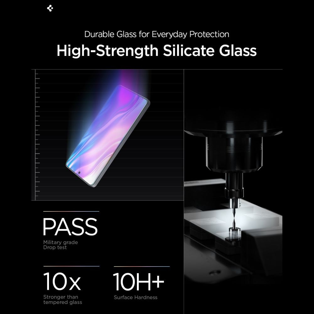 Spigen Glas.Tr Ez Fit Pro Anti Reflection hærdet glas 2-pak til Samsung Galaxy S26 Ultra
