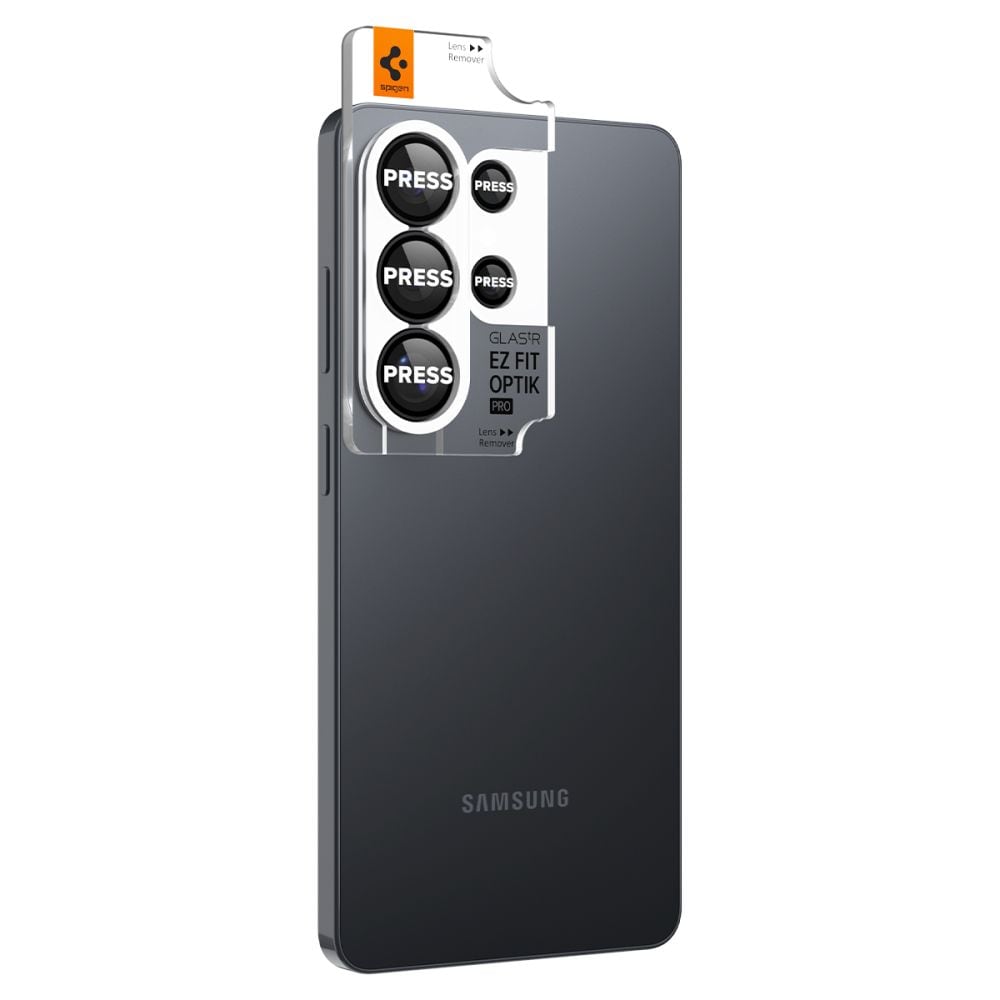 Spigen Glas.Tr Ez Fit Optik Pro HD Camera Cover 2-pack til Samsung Galaxy S26 Ultra - Sort