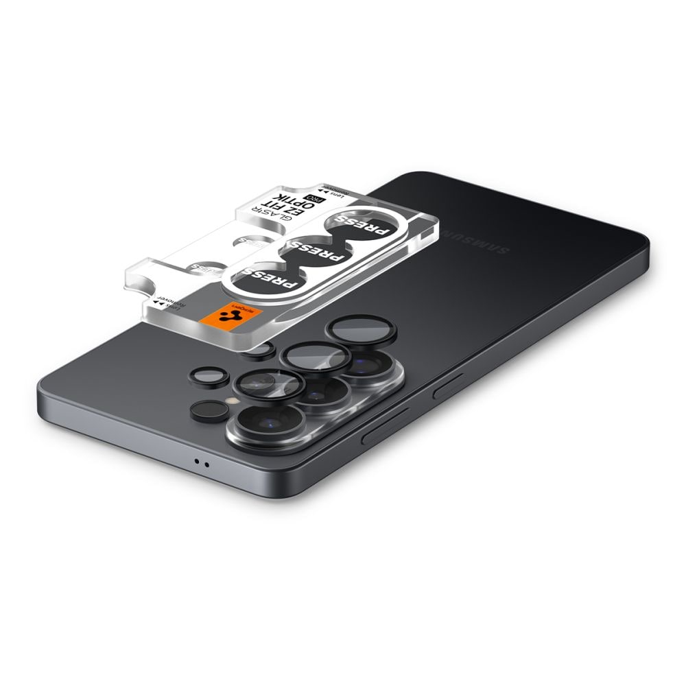 Spigen Glas.Tr Ez Fit Optik Pro HD Camera Cover 2-pack til Samsung Galaxy S26 Ultra - Sort