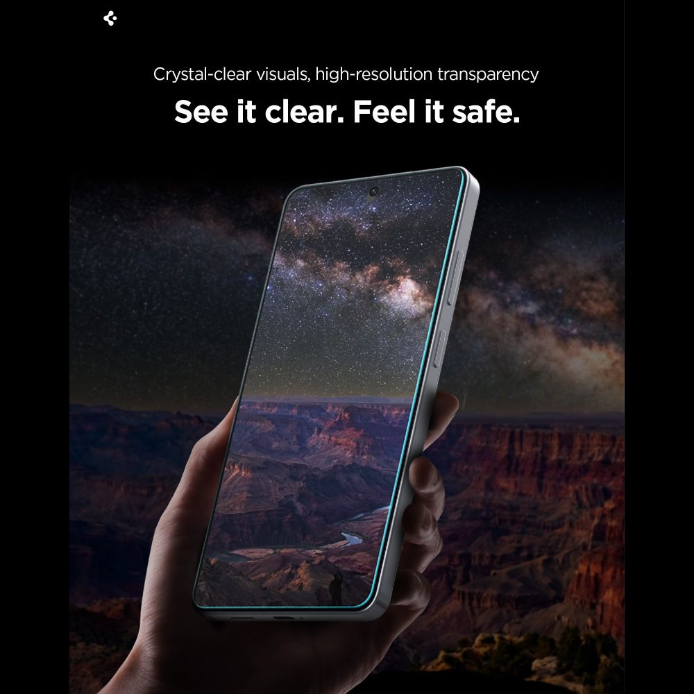 Spigen Glas.Tr Ez Fit Pro HD hærdet glas 2-pak til Samsung Galaxy S26+