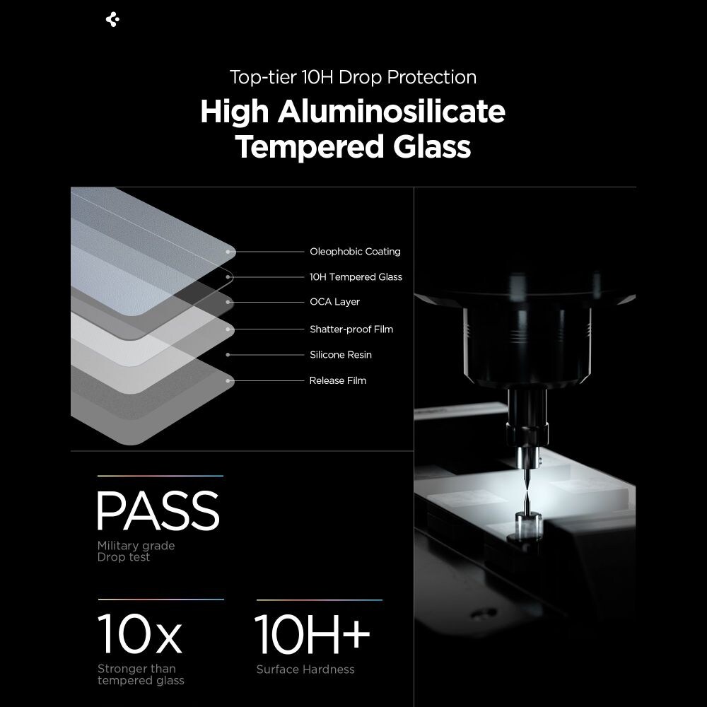 Spigen Glas.Tr Ez Fit Pro HD hærdet glas 2-pak til Samsung Galaxy S26+