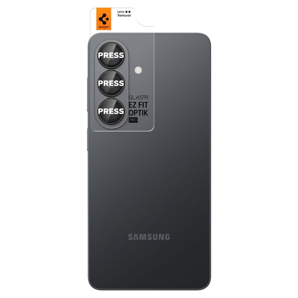 Spigen Glas.Tr Ez Fit Optik Pro HD Camera Cover 2-pack til Samsung Galaxy S26+ - Sort