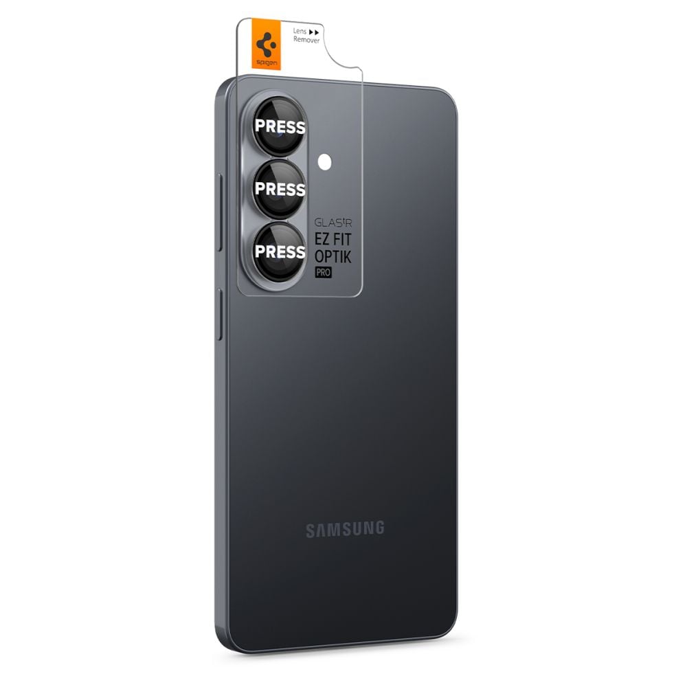 Spigen Glas.Tr Ez Fit Optik Pro HD Camera Cover 2-pack til Samsung Galaxy S26+ - Sort