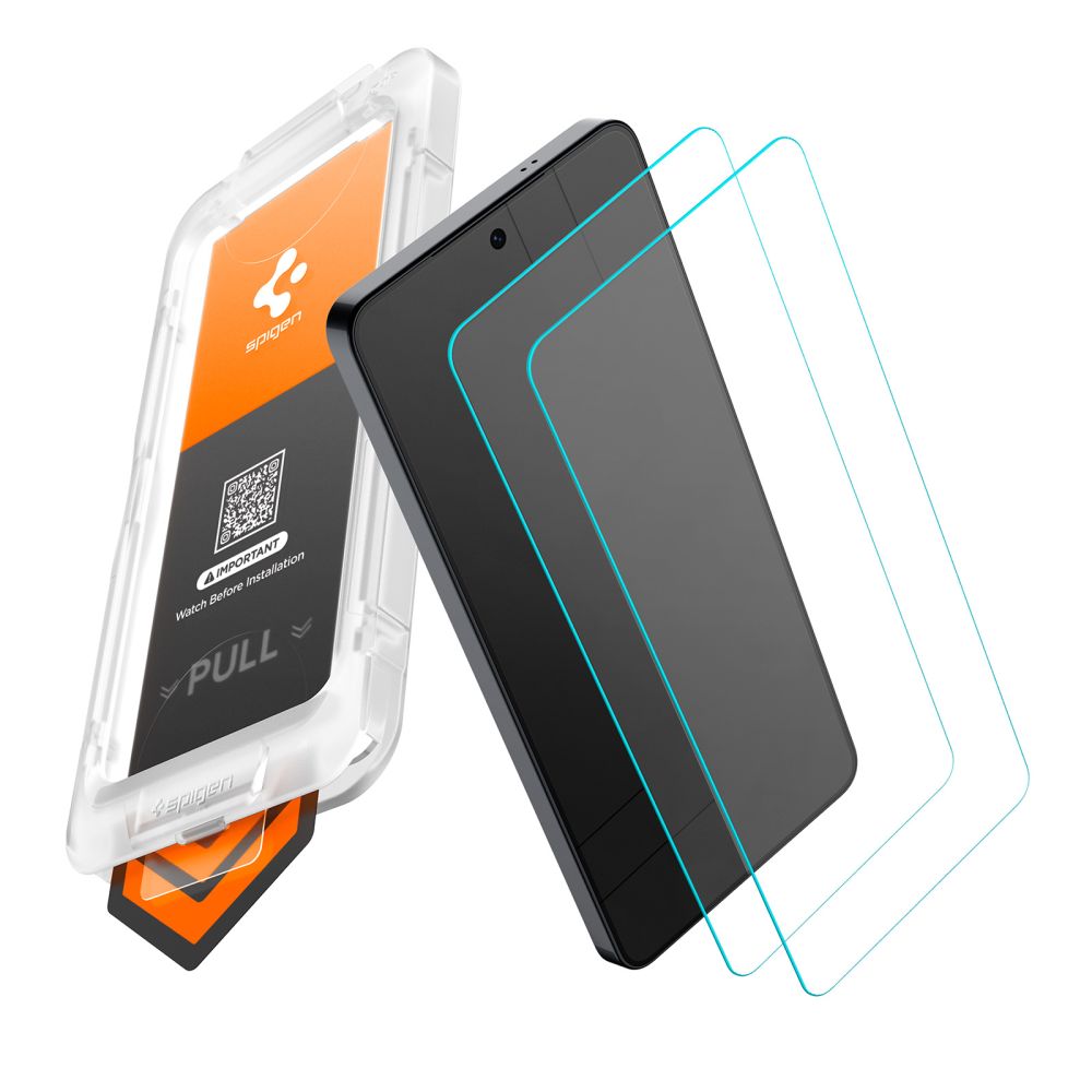 Spigen Glas.Tr Ez Fit Pro HD hærdet glas 2-pak til Samsung Galaxy S26