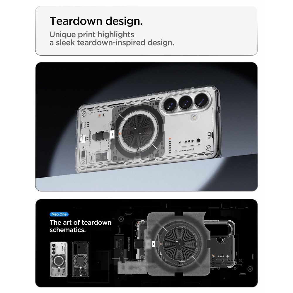 Spigen Ultra Hybrid Mag MagSafe-etui til Samsung Galaxy S26+ Neo One - Transparent