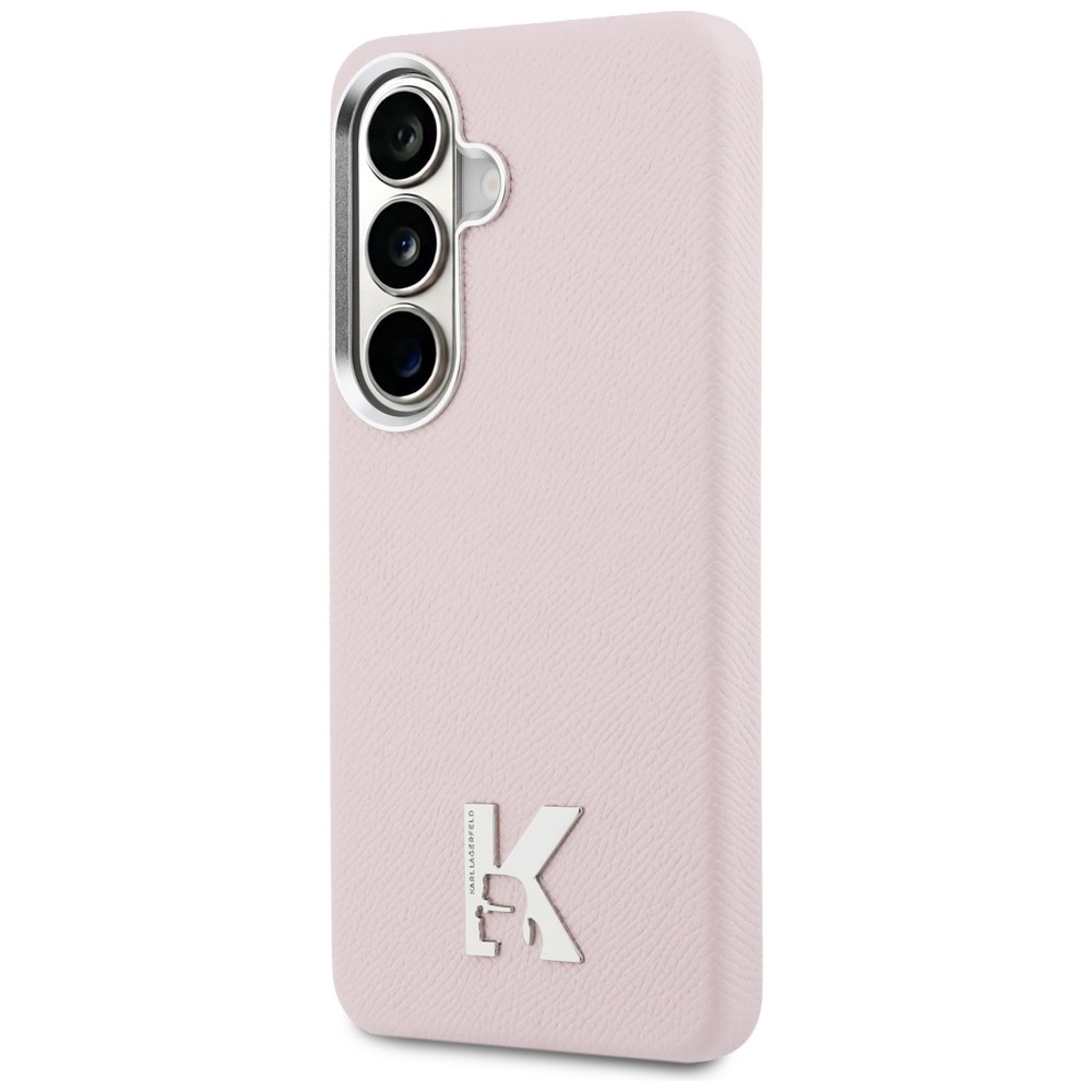 Karl Lagerfeld K Metal Logo MagSafe-etui til Samsung Galaxy S26 - Pink