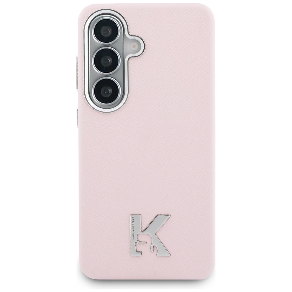 Karl Lagerfeld K Metal Logo MagSafe-etui til Samsung Galaxy S26 - Pink