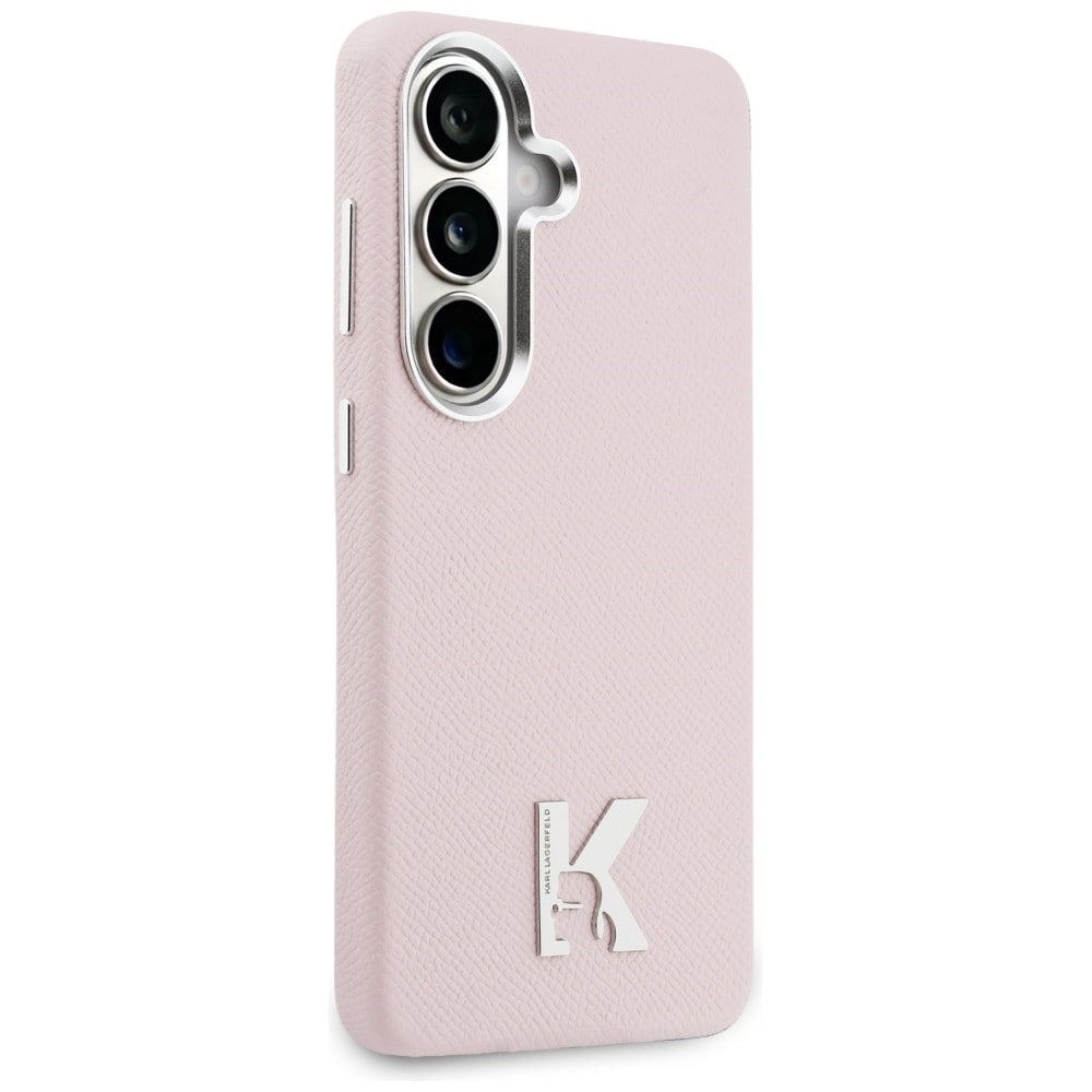 Karl Lagerfeld K Metal Logo MagSafe-etui til Samsung Galaxy S26 - Pink