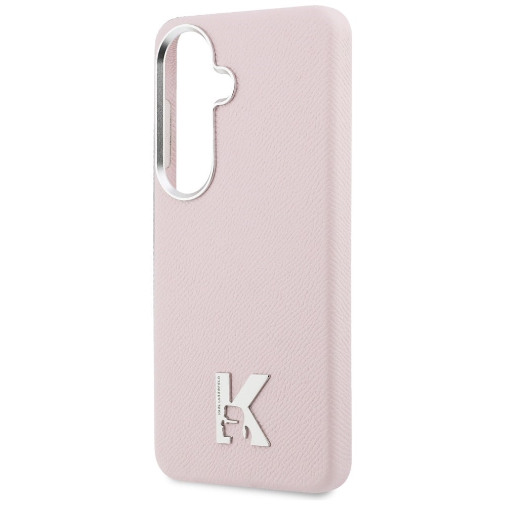 Karl Lagerfeld K Metal Logo MagSafe-etui til Samsung Galaxy S26 - Pink