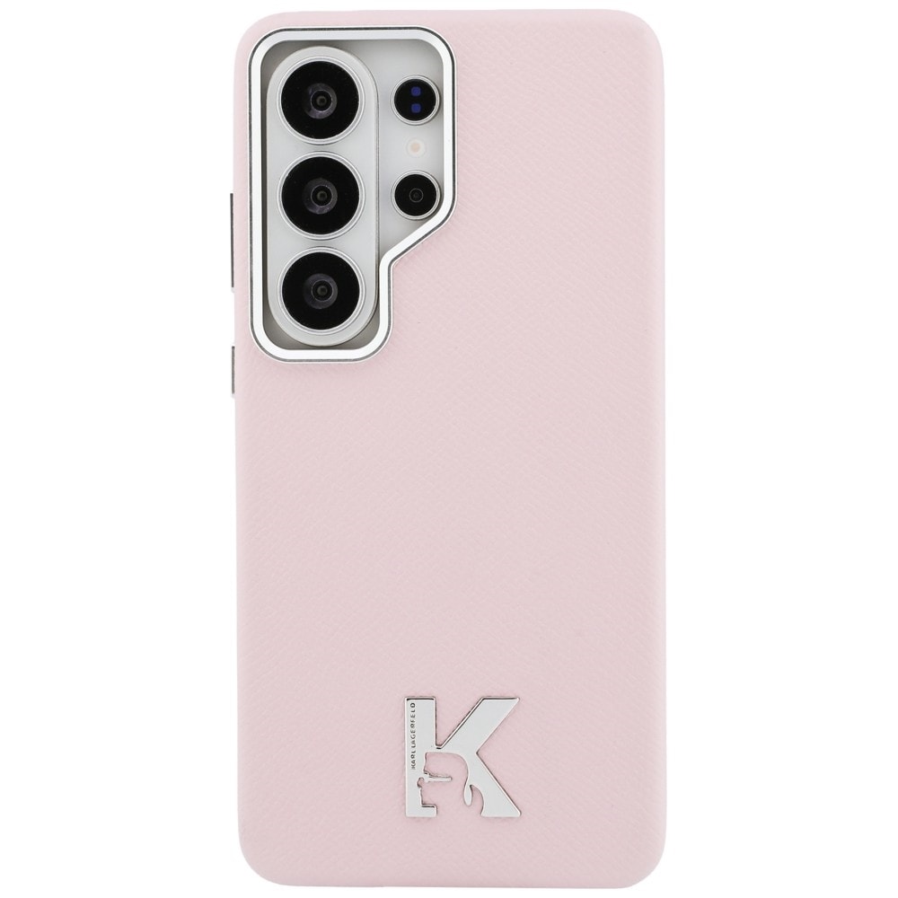 Karl Lagerfeld K Metal Logo MagSafe-etui til Samsung Galaxy S26 Ultra - Pink