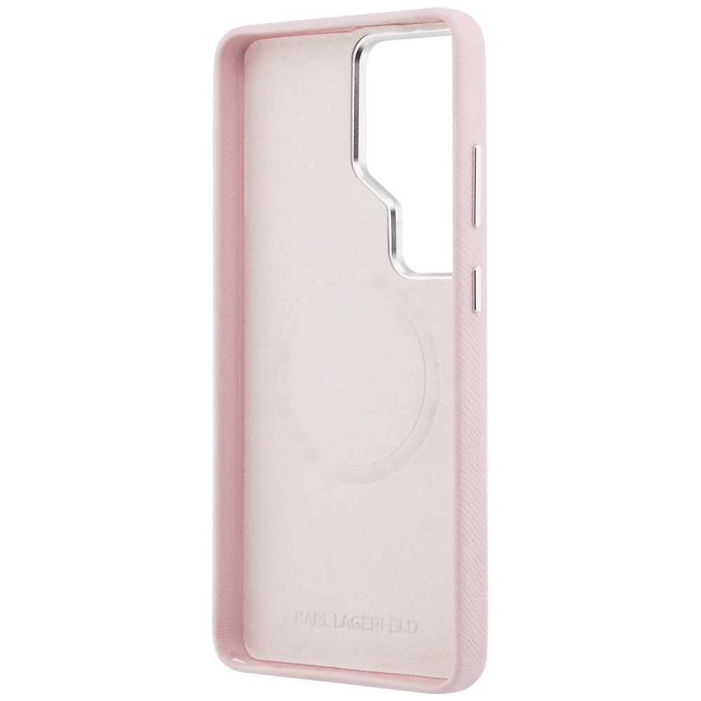 Karl Lagerfeld K Metal Logo MagSafe-etui til Samsung Galaxy S26 Ultra - Pink